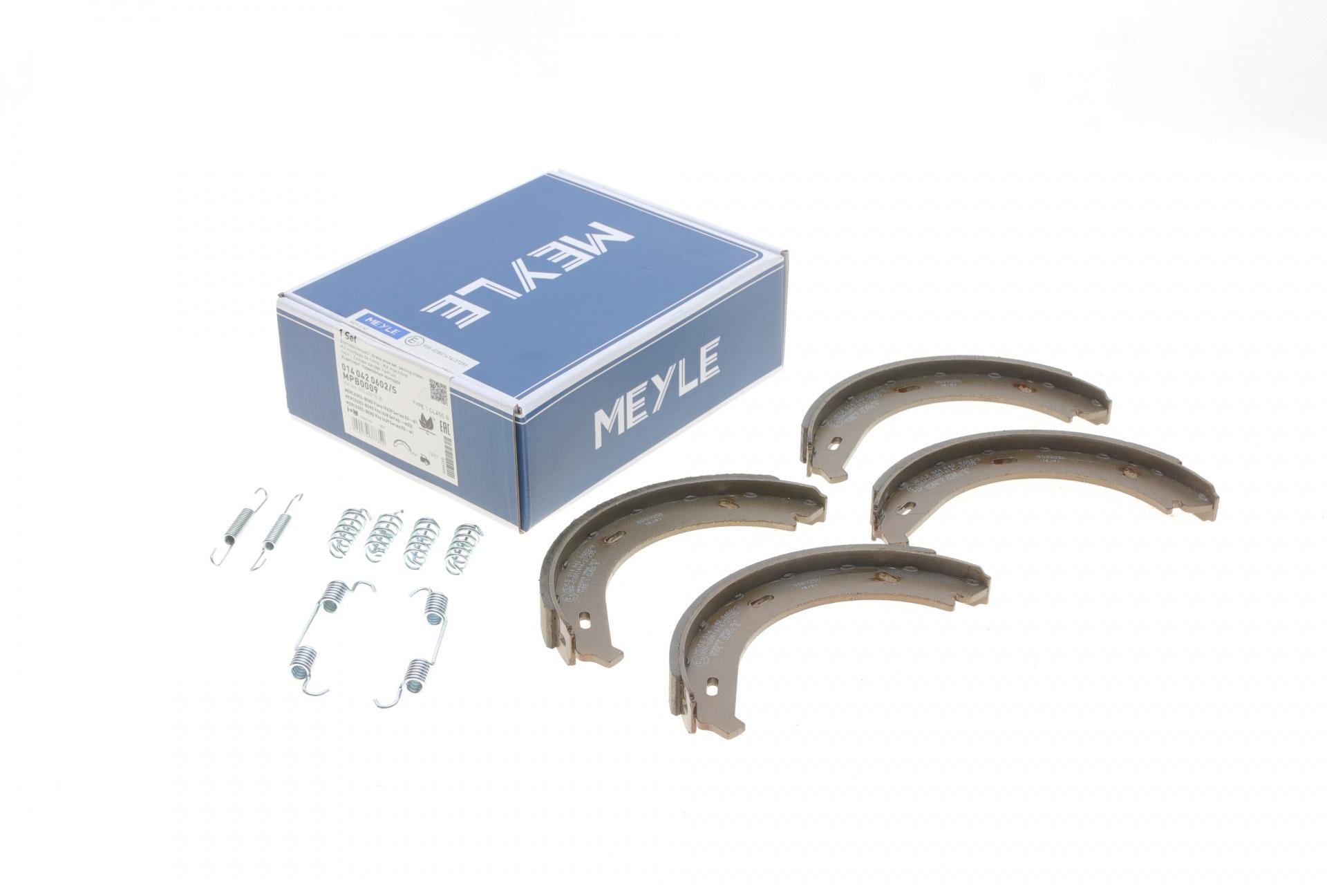 Колодки ручніка Meyle 014 042 0602/S MB Vito W638 96-03 180x20 з пружиною