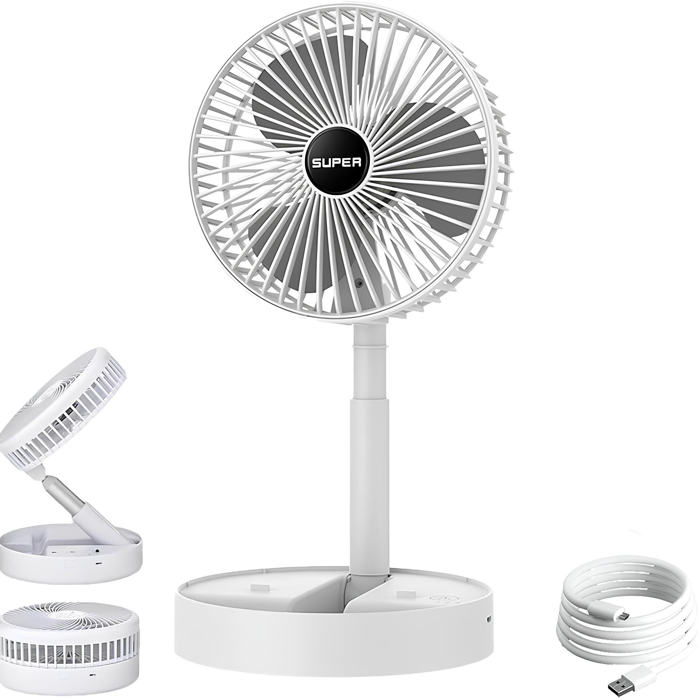 Вентилятор настільний Білий (29164417) - фото 5