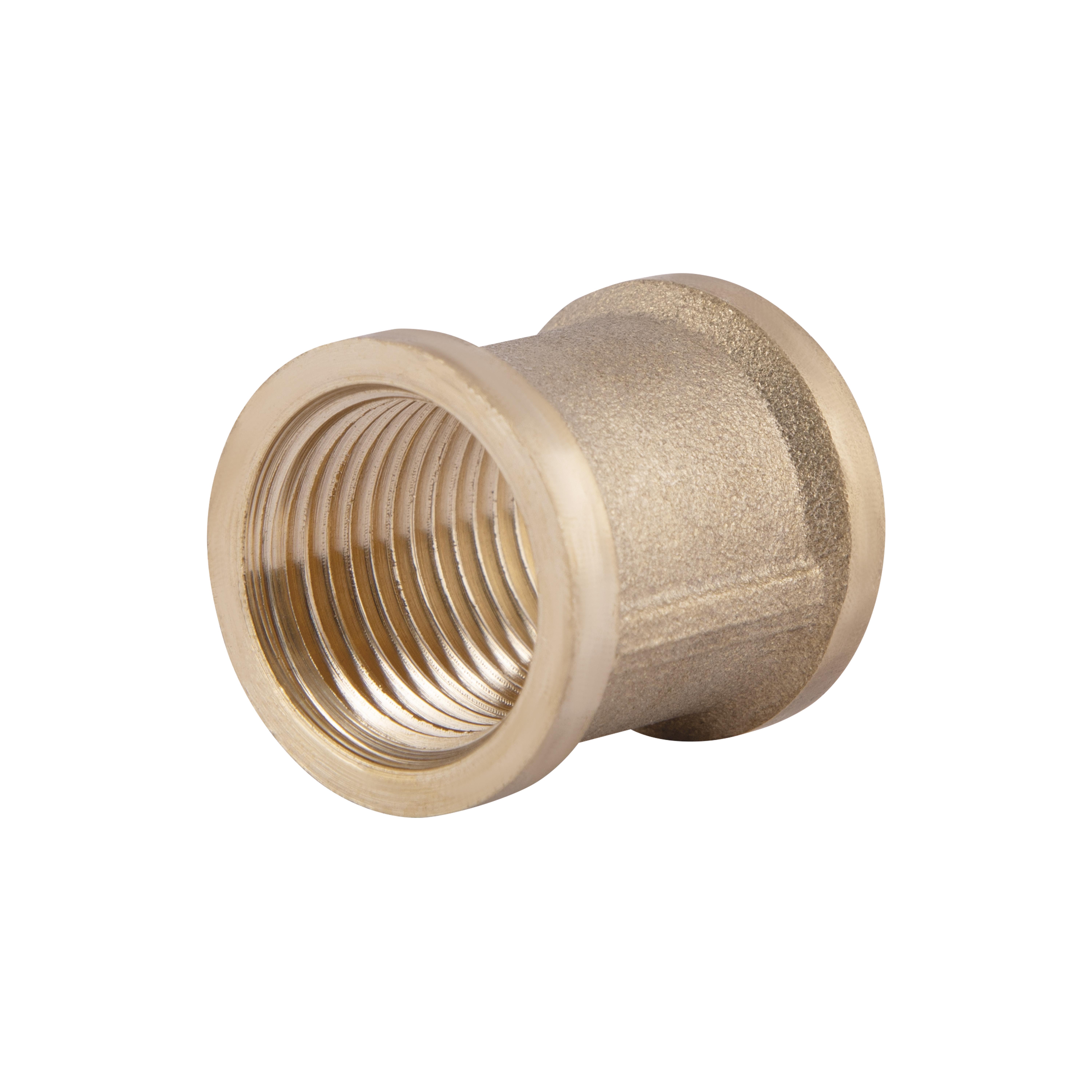 Муфта латунная Thermo Alliance Standart 1/2" ВВ Желтый (SD40415) Муфта латунная Thermo Alliance Standart 1/2" ВВ Желтый (SD40415)