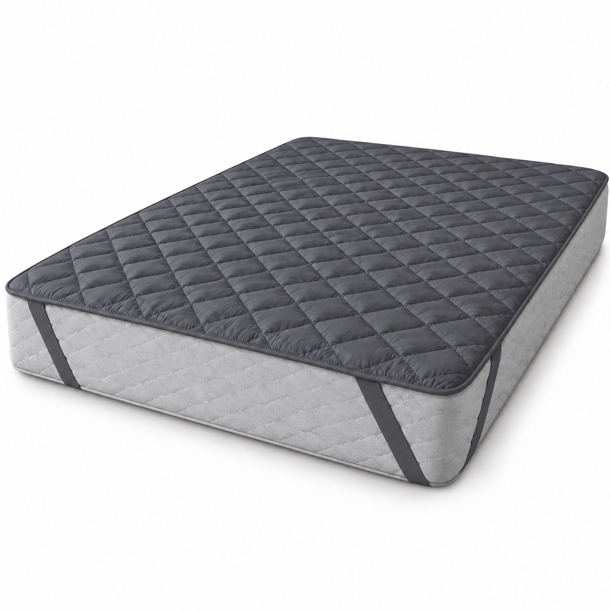 Наматрасник стеганый ECO 60x120 см Серый (grey73511-60120)
