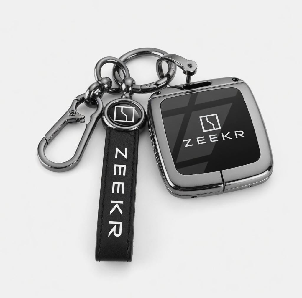 Чехол для ключа для автомобиля Zeekr 001/009/007/X/7X Black (99779)