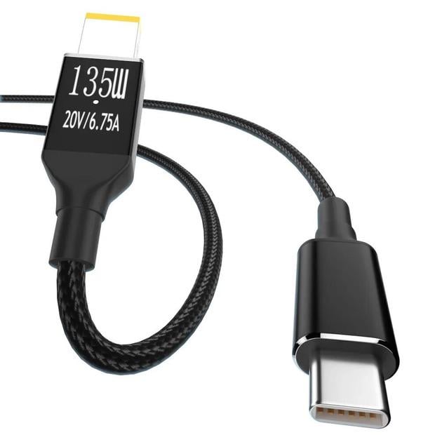 Кабель 135W Type-C/DC для зарядки ноутбуков Lenovo ThinkPad/Legion 2 м/10,0x6,0 мм - фото 2