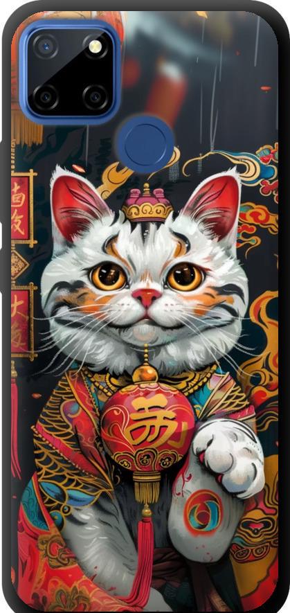 Чехол на Realme 7i China Cat v2 (6135b-2486-42517)