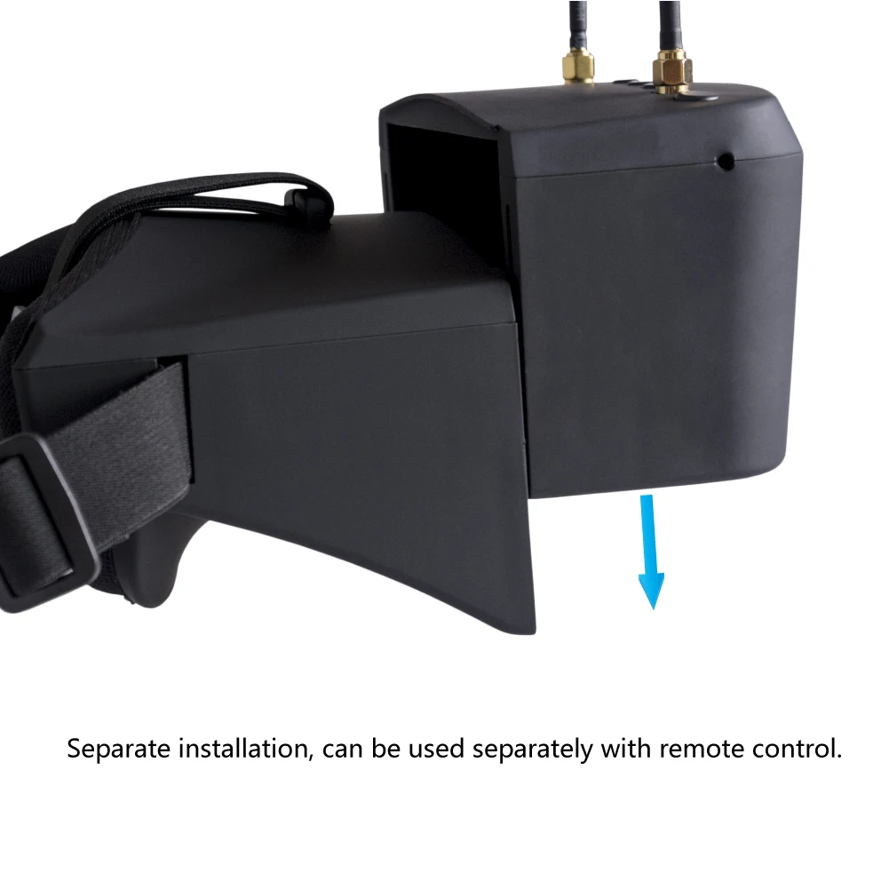 Очки FPV EV800D 5,8G 40CH HD DVR - фото 5 Очки FPV EV800D 5,8G 40CH HD DVR - фото 5