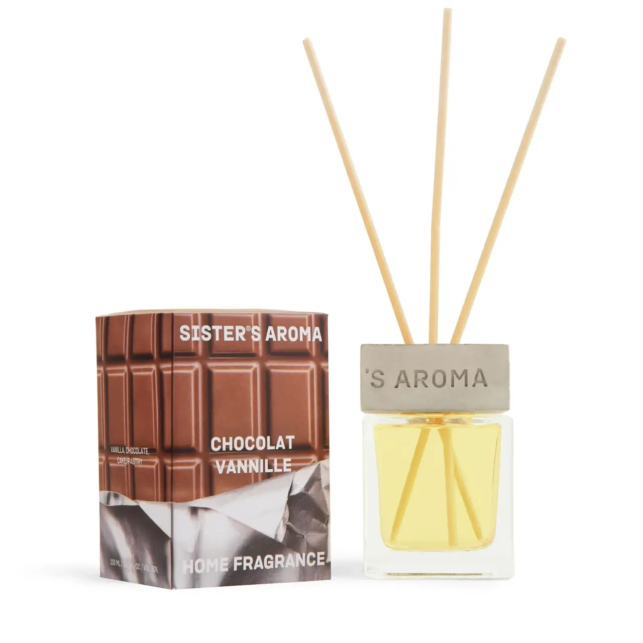 Аромадифузор для дому Sister`s Aroma Ваніль та молочний шоколадне 110 мл (4820227785407)