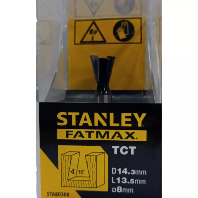 Фреза по дереву Stanley STA80308 ласточкин хвост 14,3 мм - фото 2