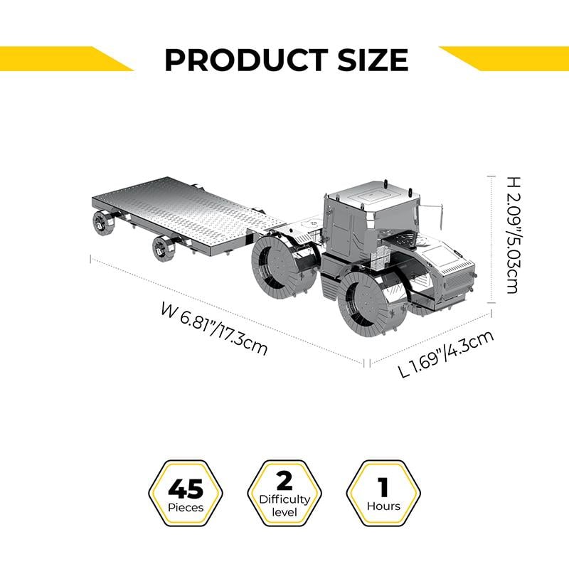 Конструктор METAL-TIME Tractor Slobozhanets MT074 колекційна модель (3031515) - фото 10