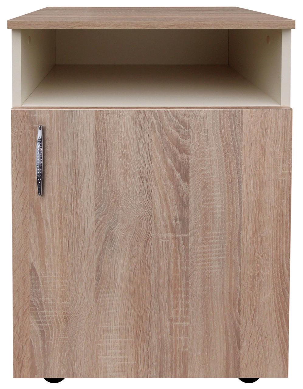 Тумба прикроватная МАКСИ-Мебель №8 Дуб сонома/Ваниль (9492) Тумба прикроватная МАКСИ-Мебель №8 Дуб сонома/Ваниль (9492)