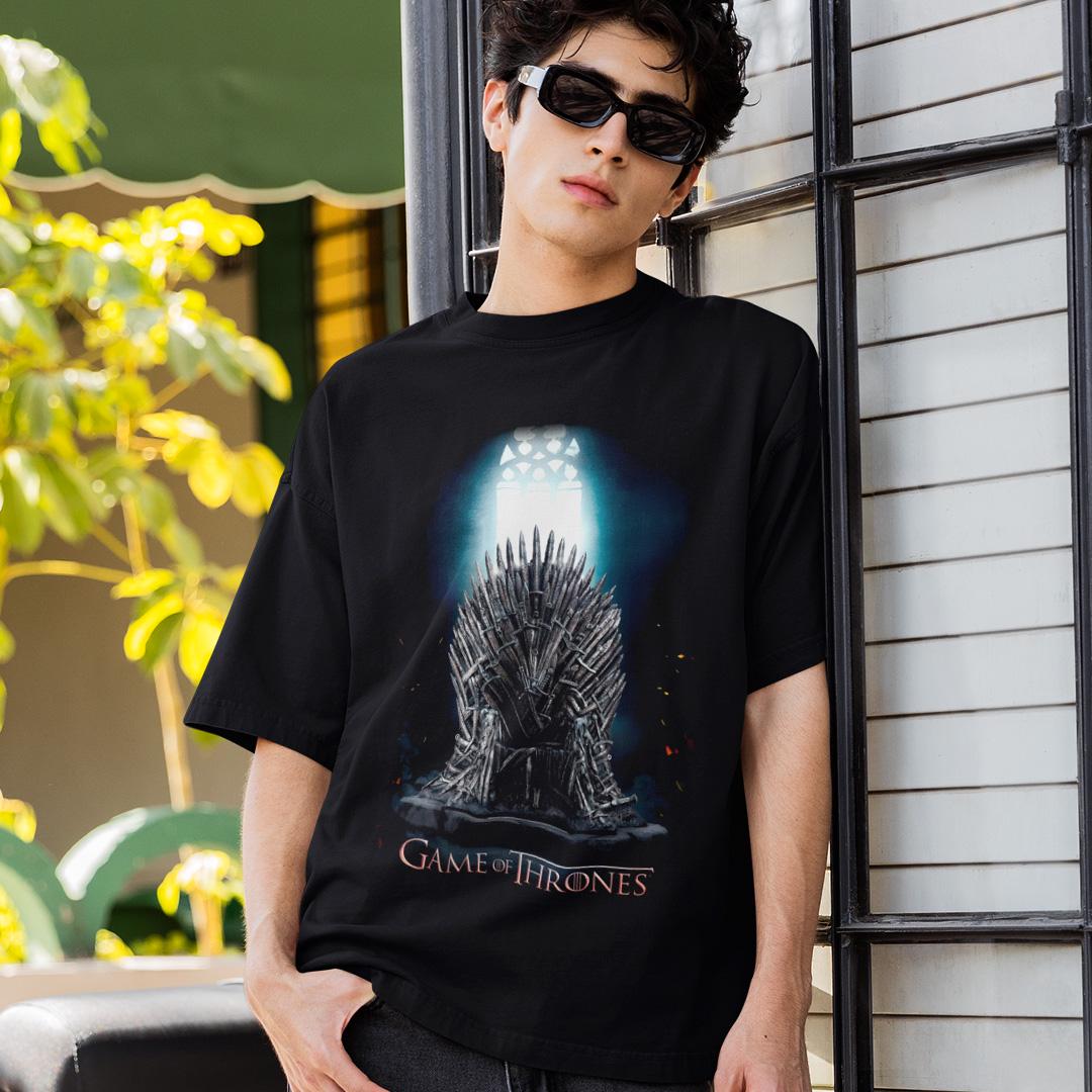 Футболка унисекс Game of Thrones Iron Throne 3XL Черный (0000016723)