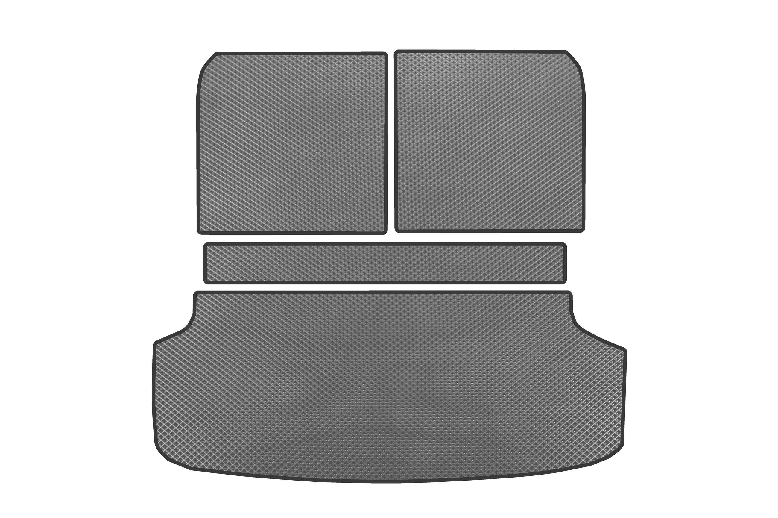 Килимок у багажник Digital Designs EVA V2 для KIA EV9 етилвінілацетат Сірий