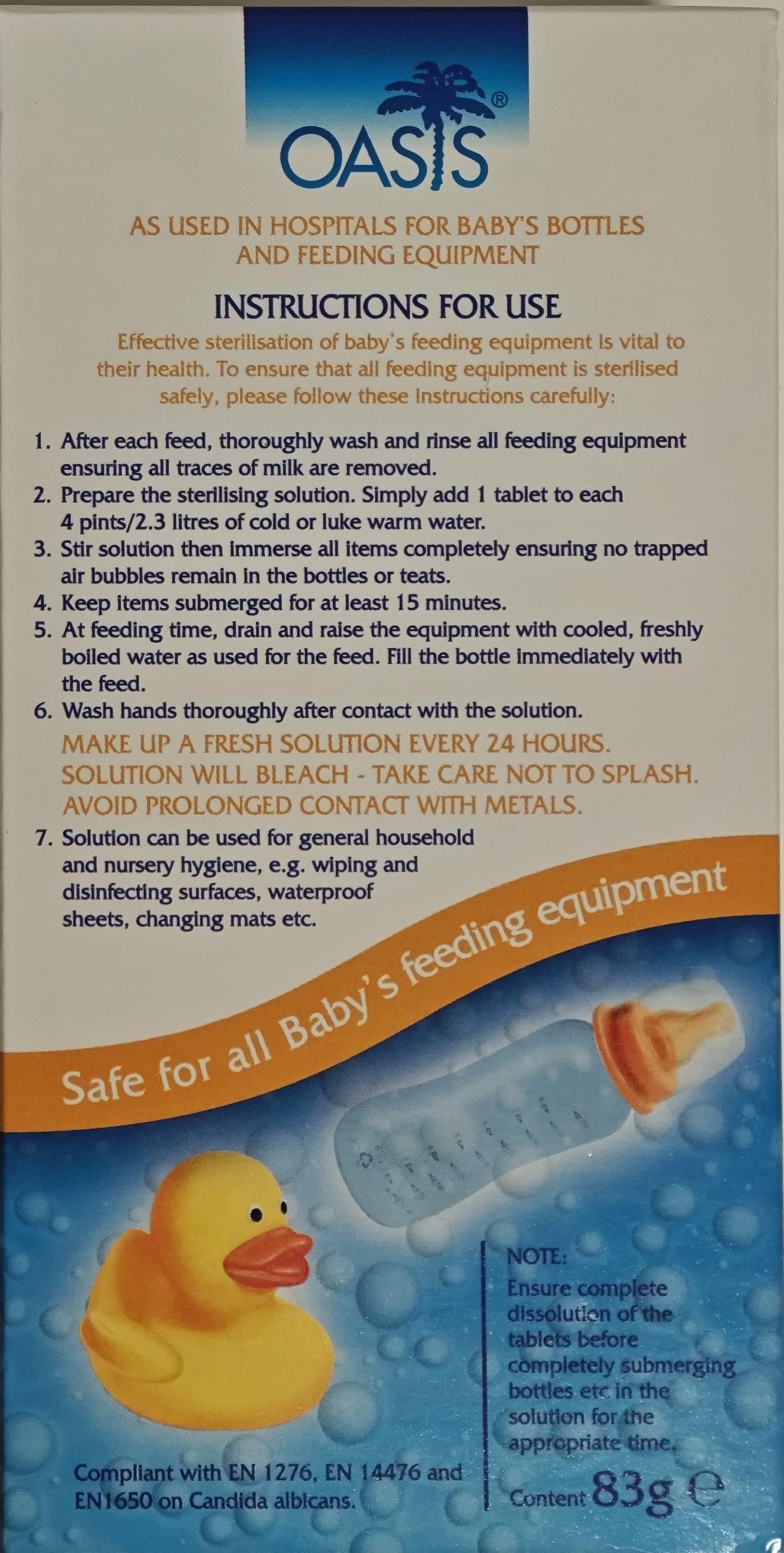 Таблетки для стерилизации детских бутылочек 8 табл. (10) - фото 2 Таблетки для стерилизации детских бутылочек 8 табл. (10) - фото 2