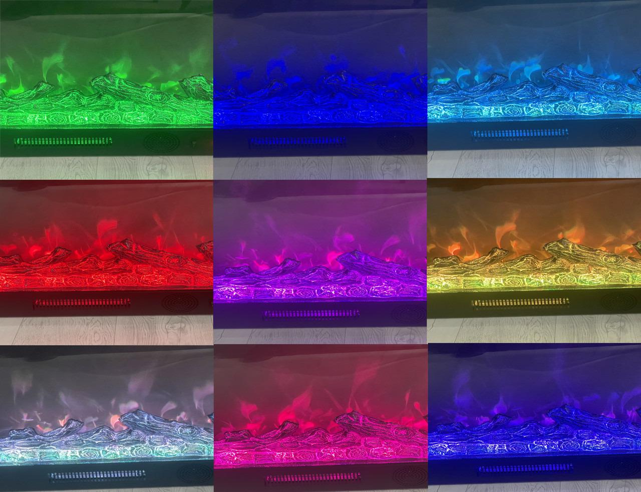 Електричний камін Novela 1500 Вт Bluetooth звук потріскування дров Anthracite (10080112) - фото 8