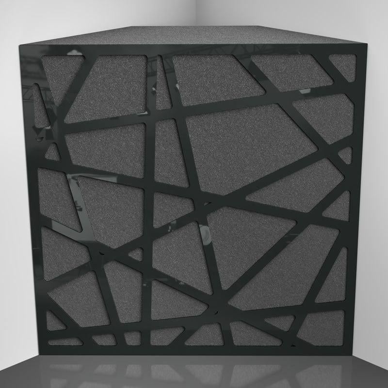 Бас ловушка Ecosound EcoArt XL Plastic 50х50 см 150 мм Черный (1552)