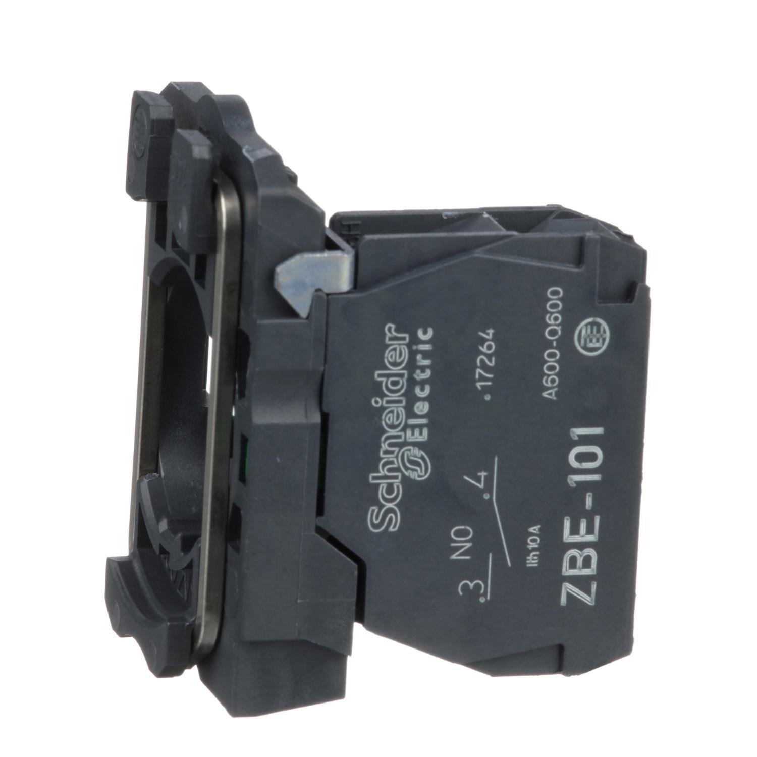Корпус кнопки с контактом Schneider Electric Harmony 1NO 3A 240V AC/DC для кнопок XB5 (ZB5AZ101)