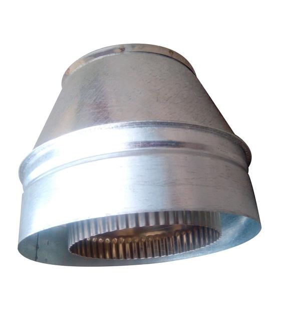 Конус окончание для дымохода 180/250 нержавеющая сталь/оцинкованная сталь