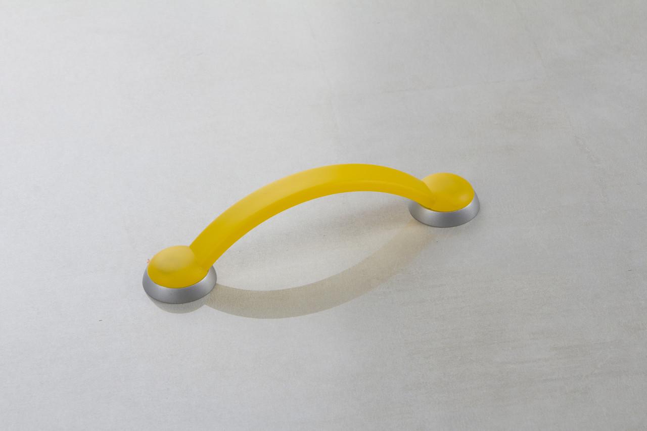 Мебельная ручка Poliplast РП-18/128 Прозрачный желтый темный (22756)