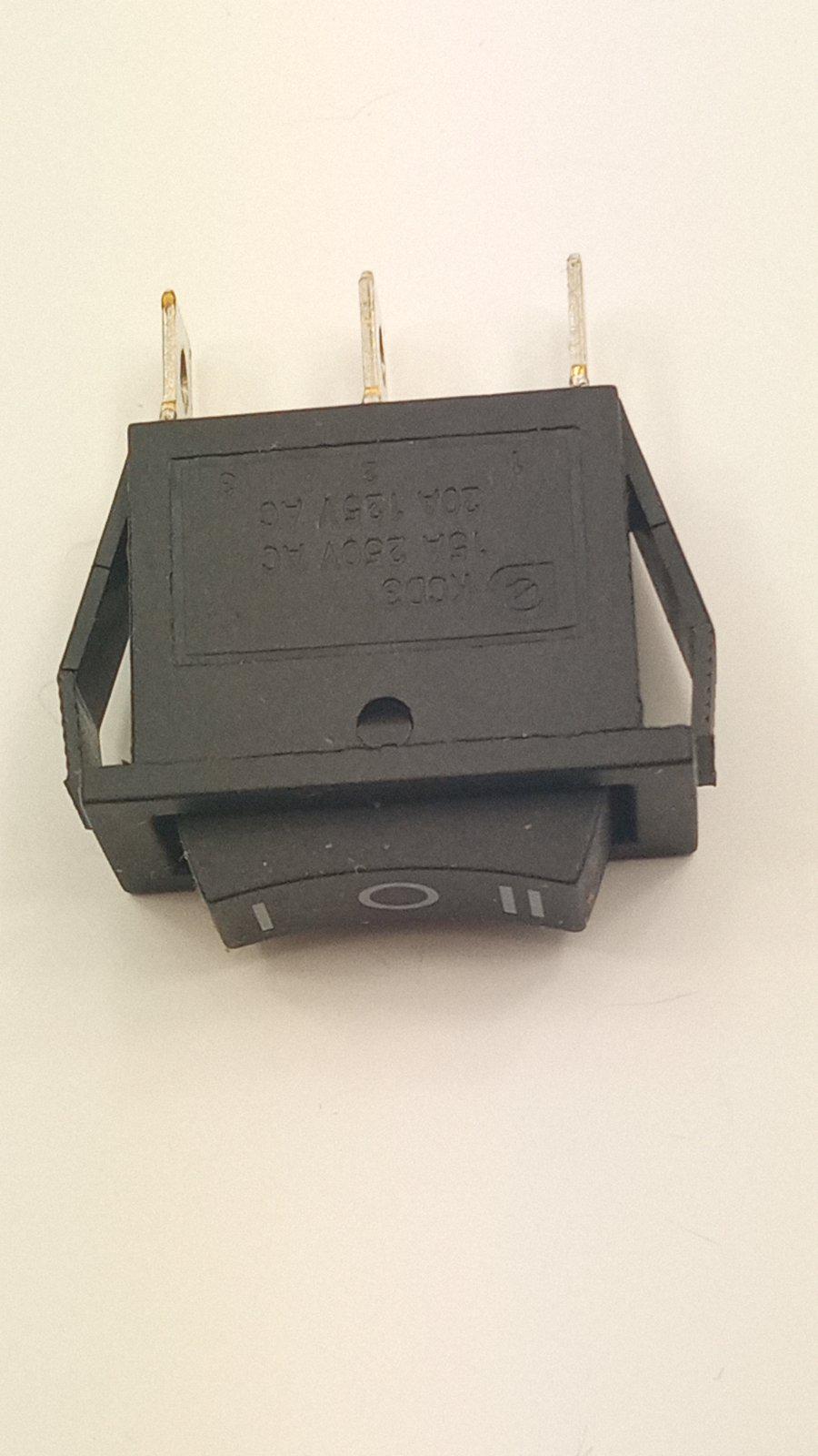 Вимикач KCD3-103 15A 250V ON-OFF-ON 3pin (13008)