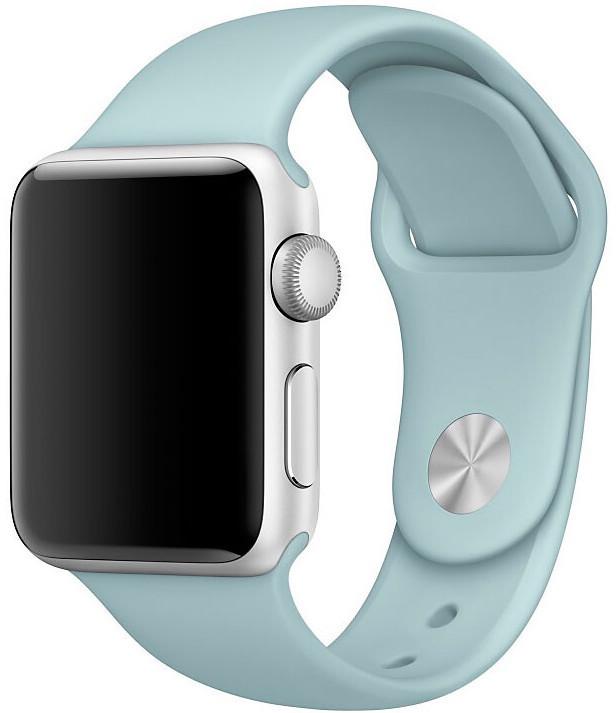 Силиконовый ремешок Band Sport Series for Apple Watch 38/40/41mm, Turquoise (голубой) (HC)