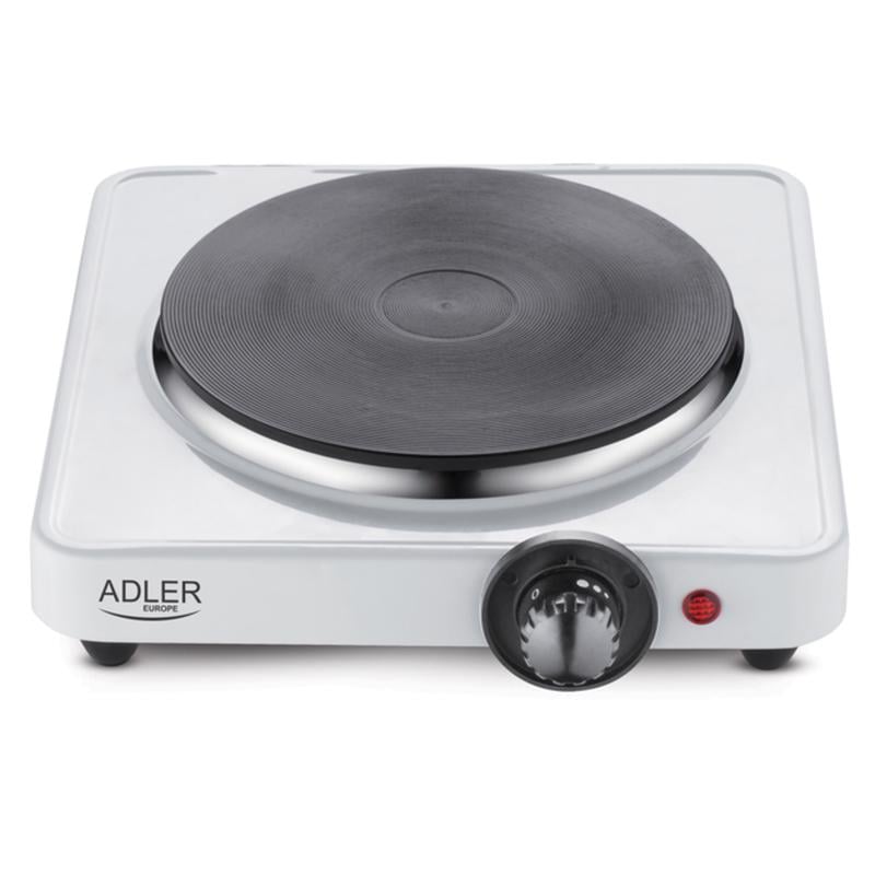 Плита электрическая настольная ADLER AD 6503 на 1 конфорку 1500 Вт й Белый