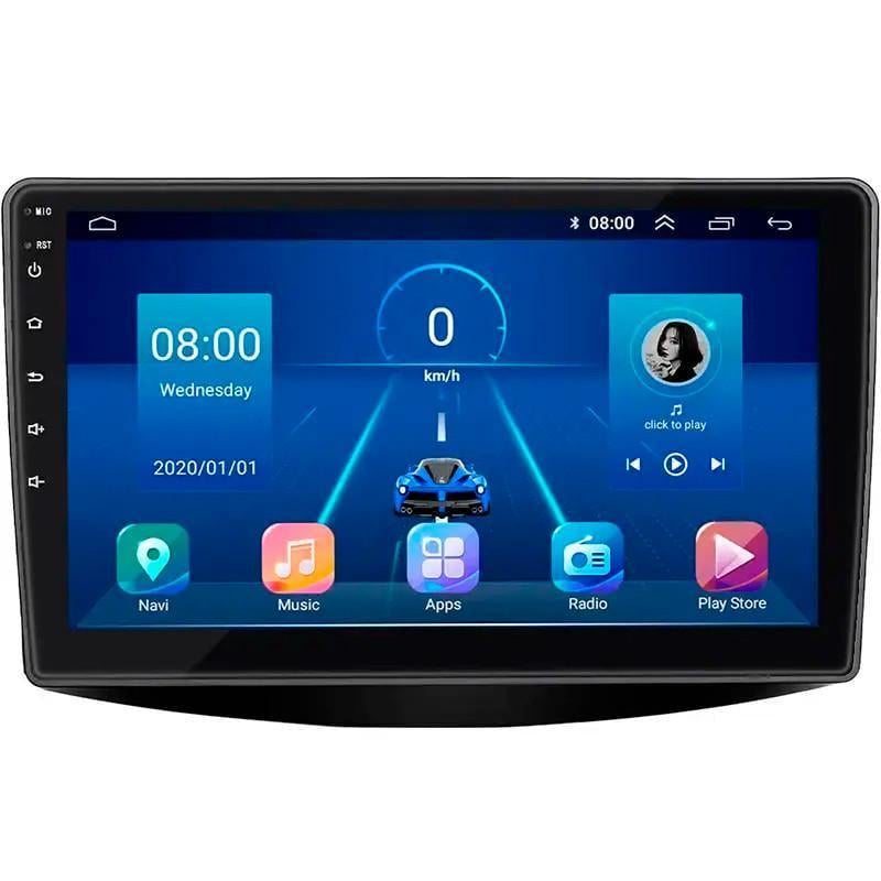 Автомагнитола штатная Lesko для Mitsubishi Grandis Manual A/C 2003-2011 9" 2/32Gb Wi-Fi GPS Base MOB