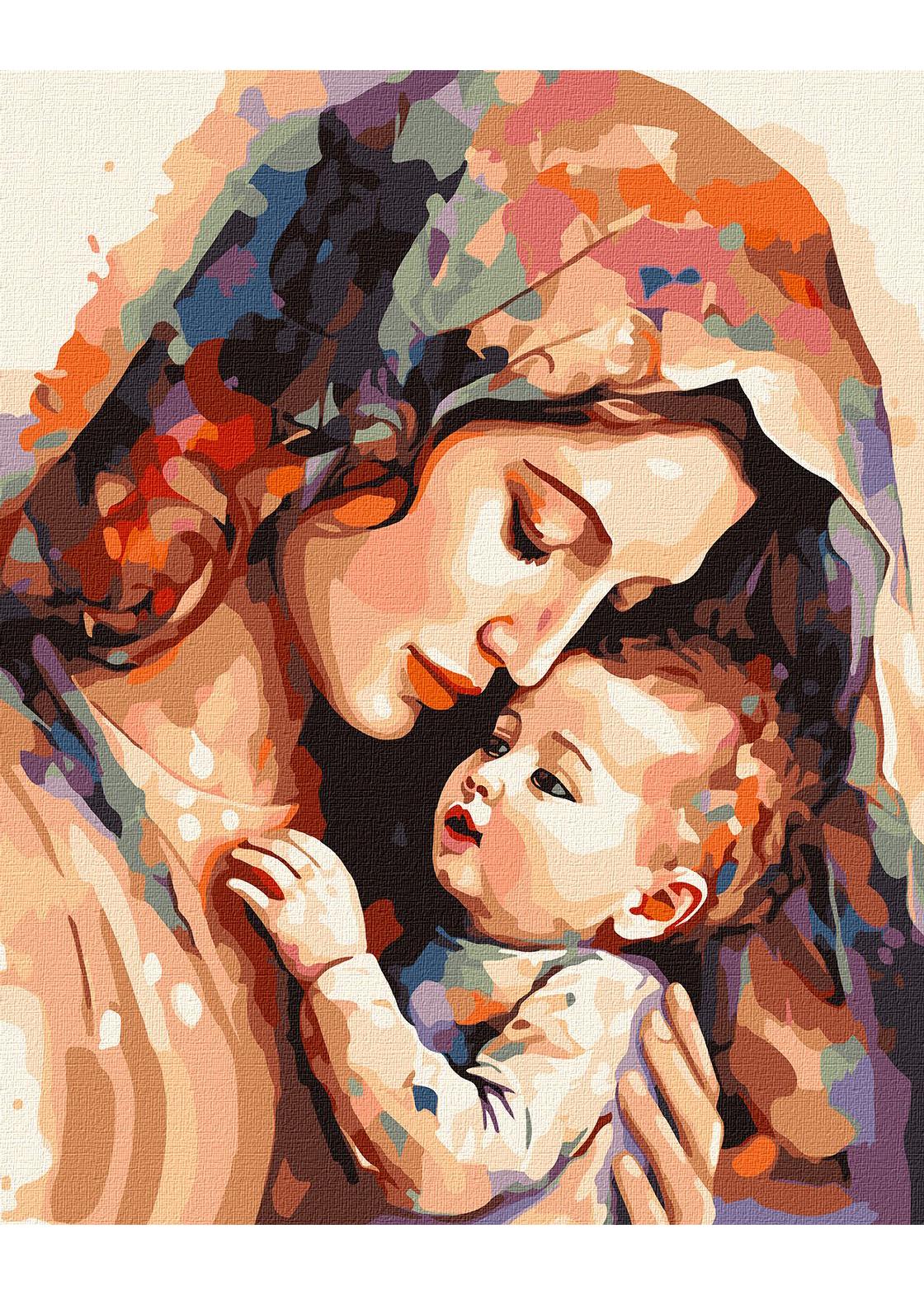 Картина по номерам Идейка Тепло матери 40х50 см (KHO8341)