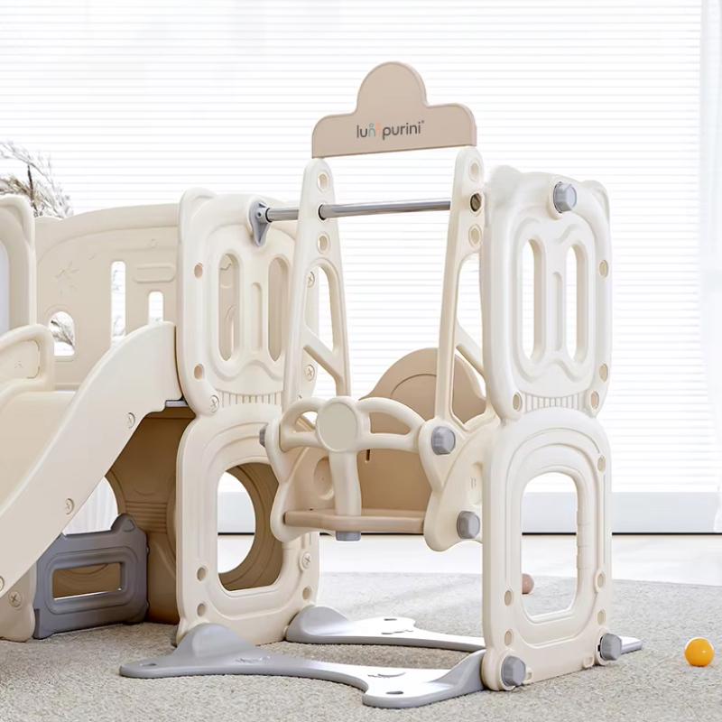 Детский игровой комплекс Lumpurini Bartolomea 4в1 горка с качелями и туннелем (5284eb83) - фото 8 Детский игровой комплекс Lumpurini Bartolomea 4в1 горка с качелями и туннелем (5284eb83) - фото 8