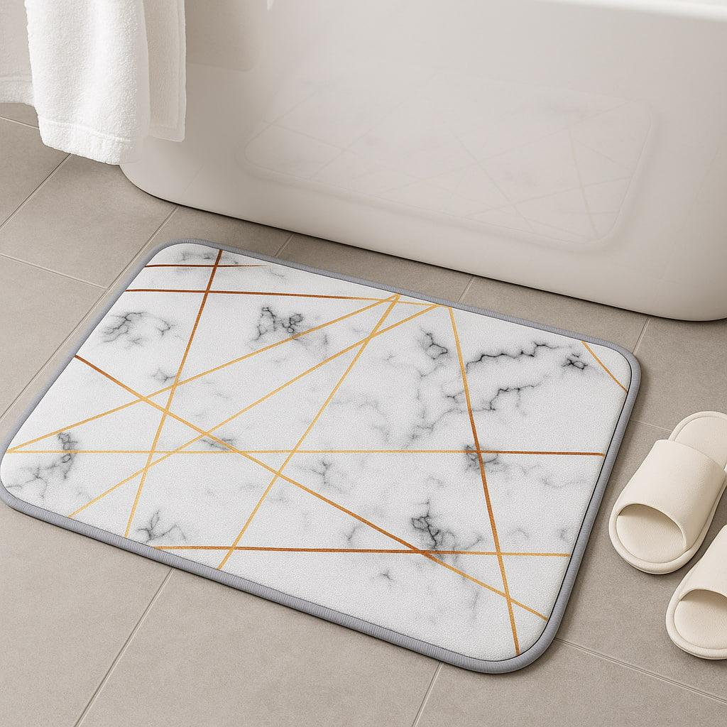 Коврик универсальный Мрамор 40х60 см Белый (40х60/200002) Коврик универсальный Мрамор 40х60 см Белый (40х60/200002)