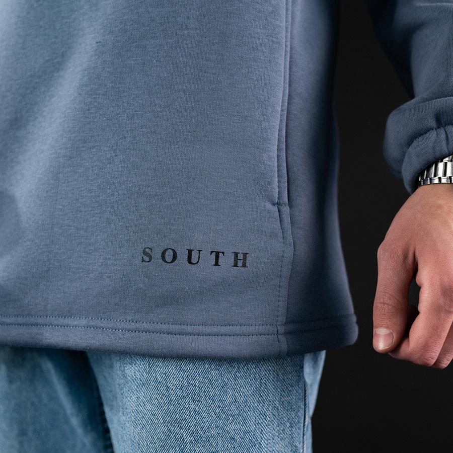 Худи South Mamba Oversize Fleece S Gray - фото 2