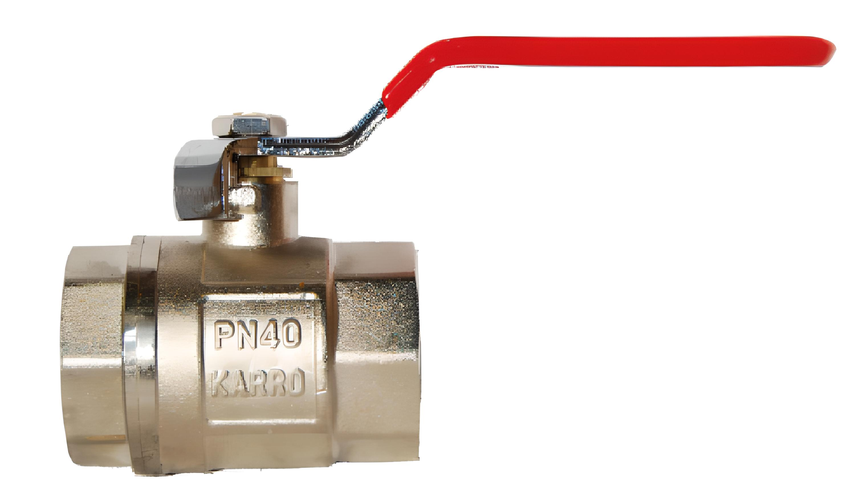 Кран шаровой Karro STANDART+ 2" ВВ Красный (SQ-1011049)