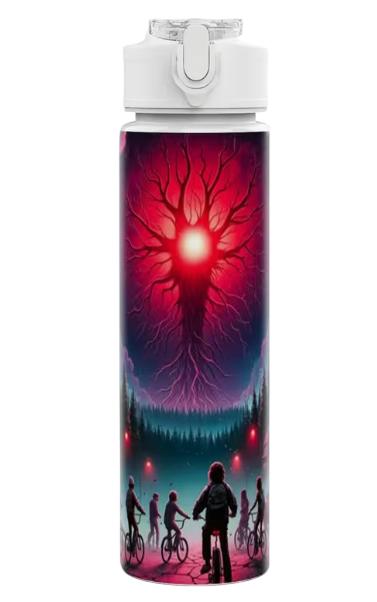 Детская бутылка для воды с трубочкой Stranger Things 750 мл (35110102)