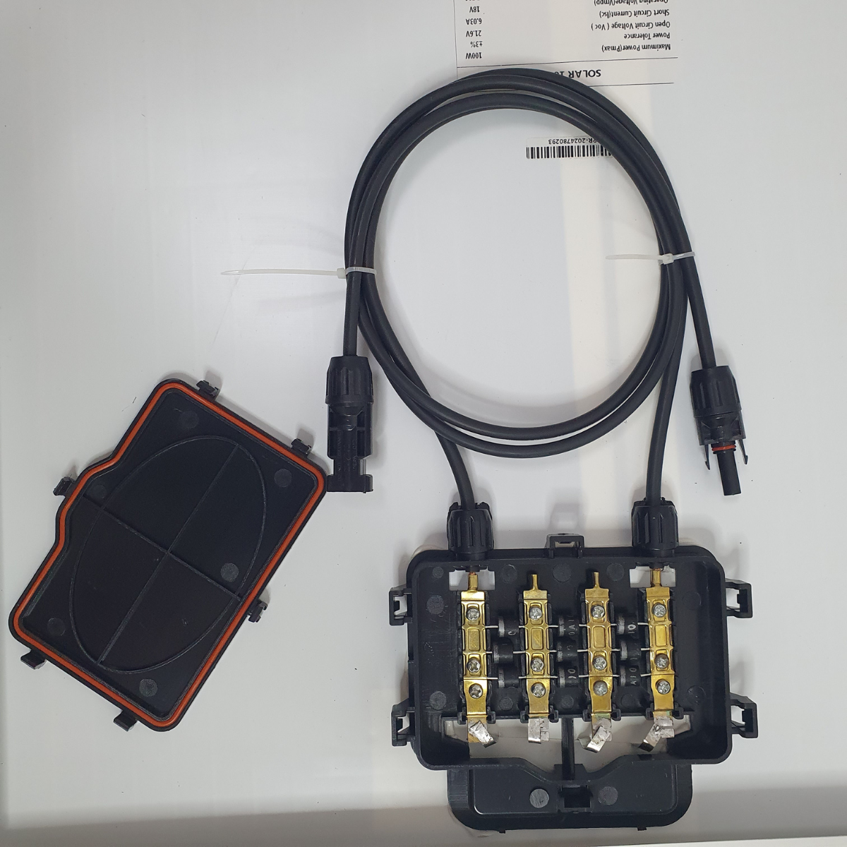 Панель сонячна портативна монокристалічна 100W 18M скло ламіноване (HI-100W) - фото 7