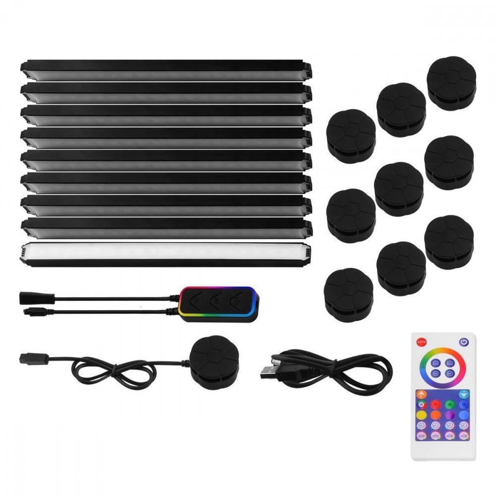 Набір настінних світильників LED Smart 9 шт. TuYa Wi-Fi Black