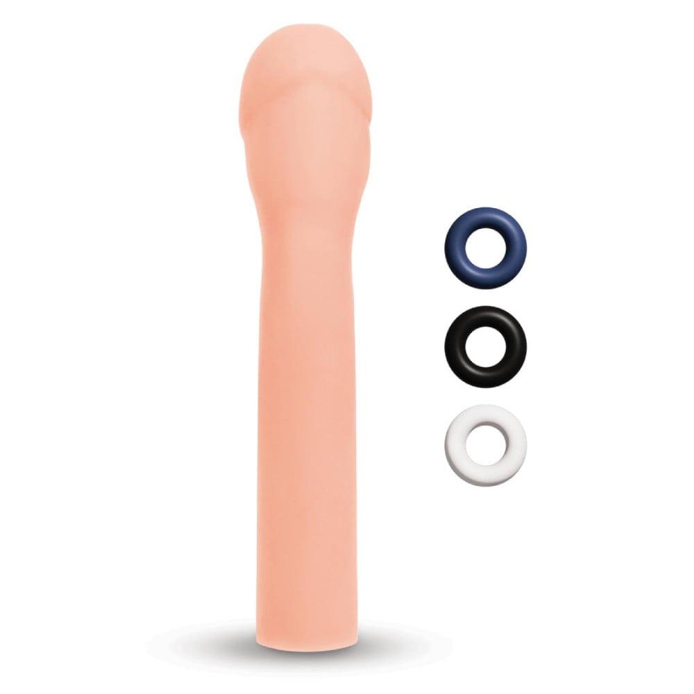 Насадка на пенис Size-Up Penis Extender гладкая Бежевый (SU10639)