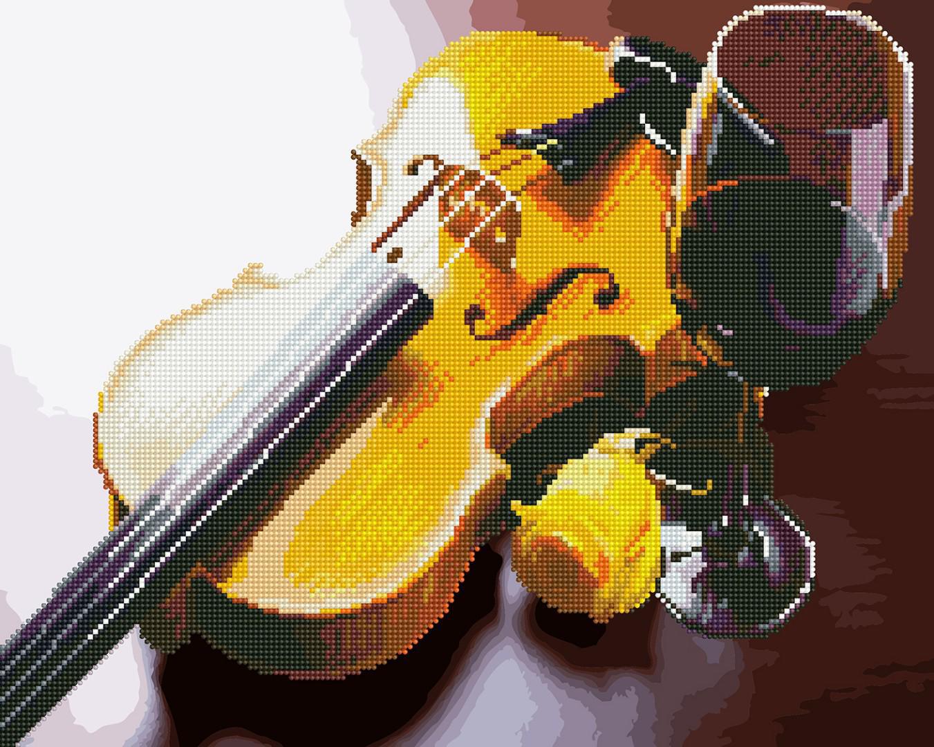 Алмазна мозаїка та картина за номерами Brushme Скрипка та вино 40х50 см у коробці (BGZS1121) Алмазна мозаїка та картина за номерами Brushme Скрипка та вино 40х50 см у коробці (BGZS1121)