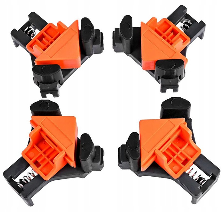 Зажим столярный угловой ANGLE CLAMPS 60°/90°/120° 4 шт. (1648678620)