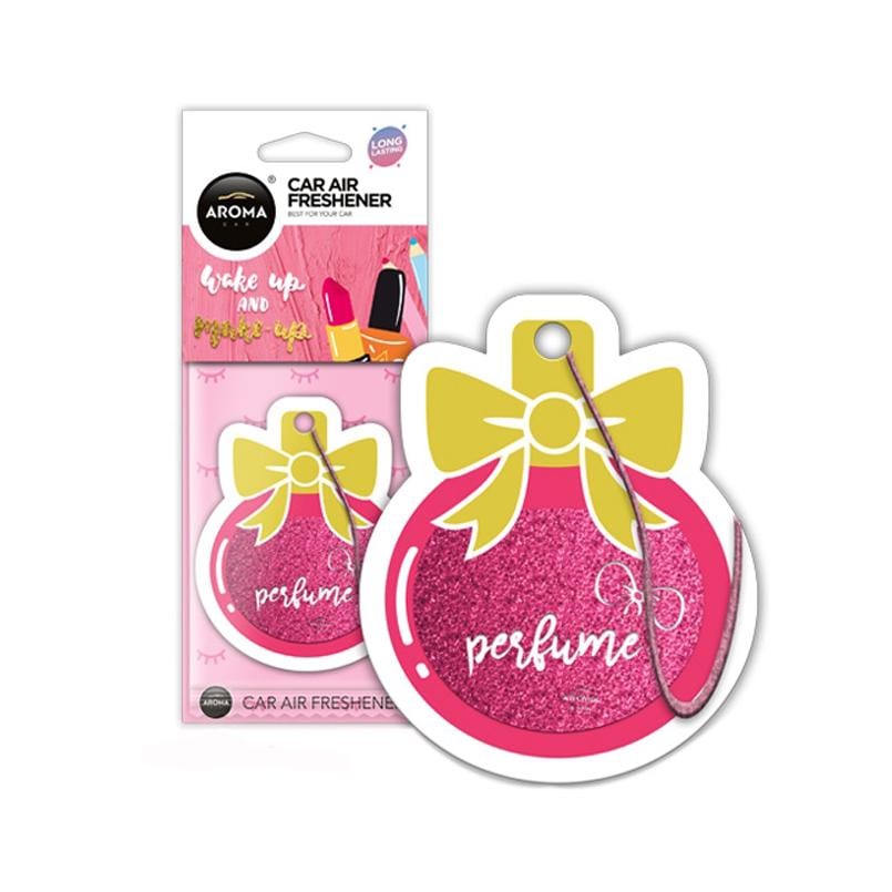 Ароматизатор Aroma Car Cellulose Pink - Perfume Bottle сухой
