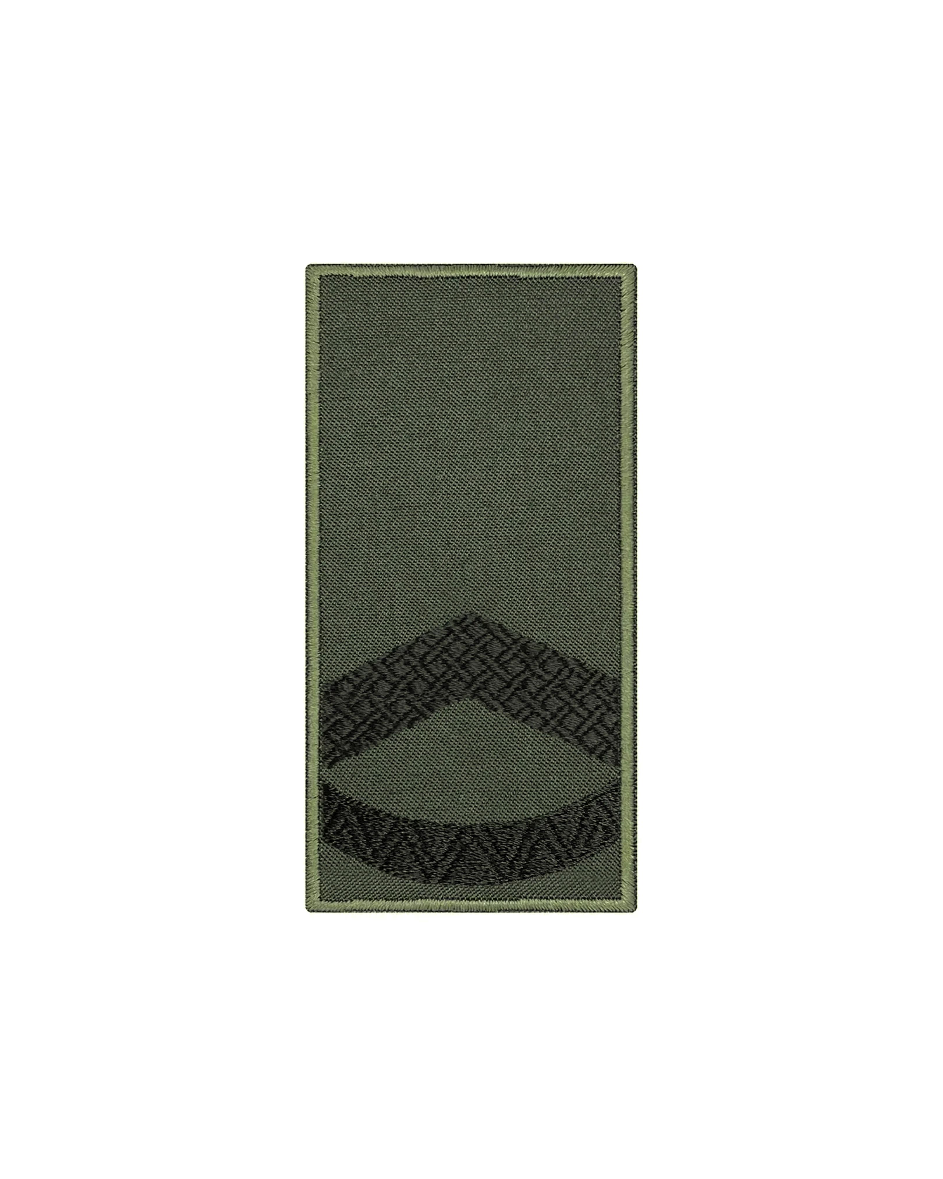 Погон Штаб-сержант НГУ 10х5 см Олива/Чорний (POG.NGU-9.3)