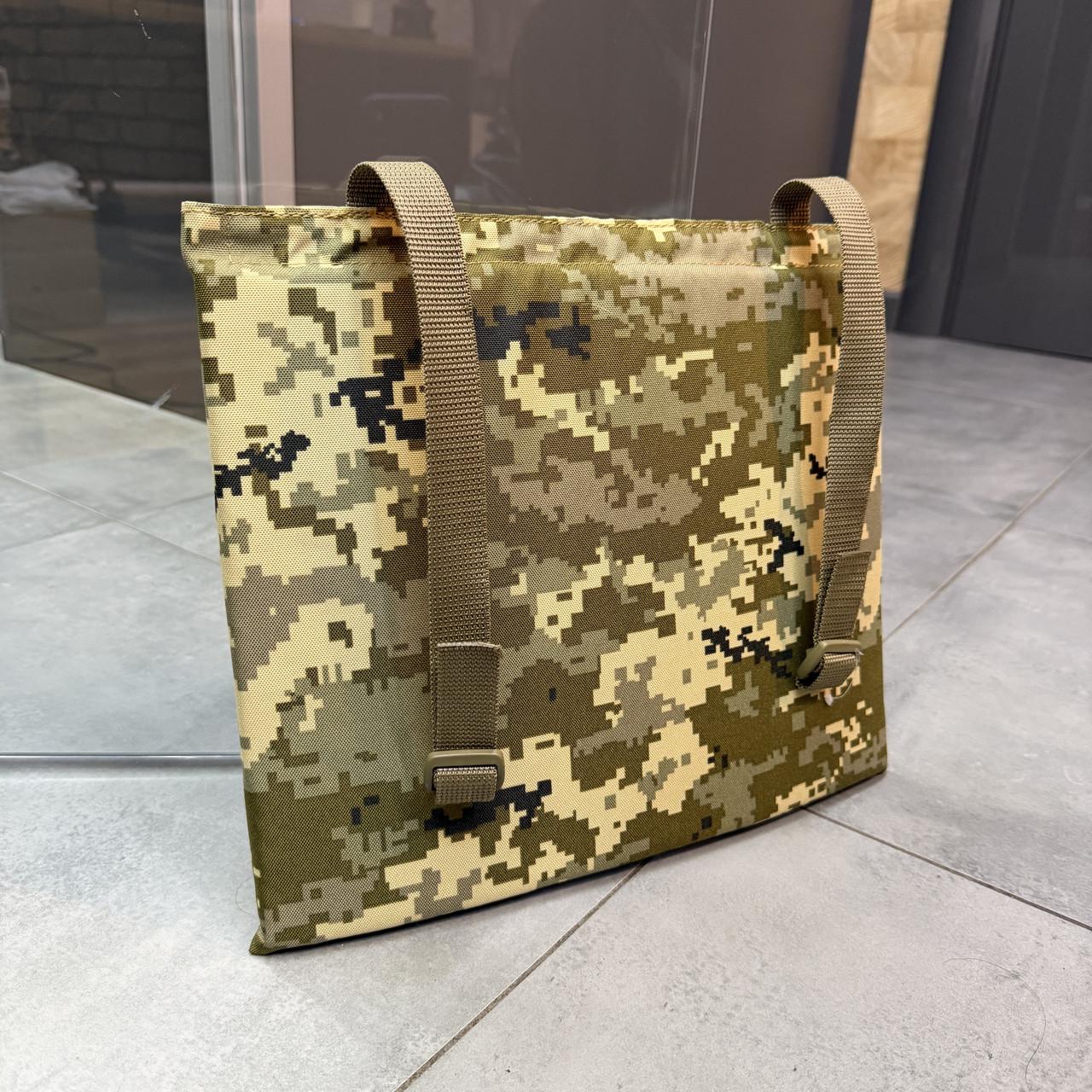 Каремат одинарный с мягким баллистическим пакетом I класса WinTac Cordura 1000D 350х300х20 мм Пиксель (247422-244579) - фото 6