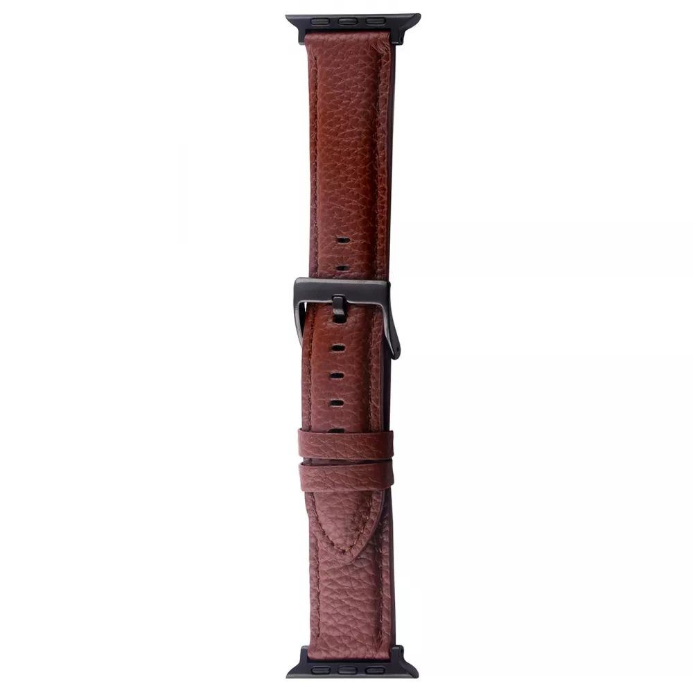 Ремешок PRC для смарт-часов Apple Watch Leather Edition 42/44/45/49 мм Коричневый (13968070)