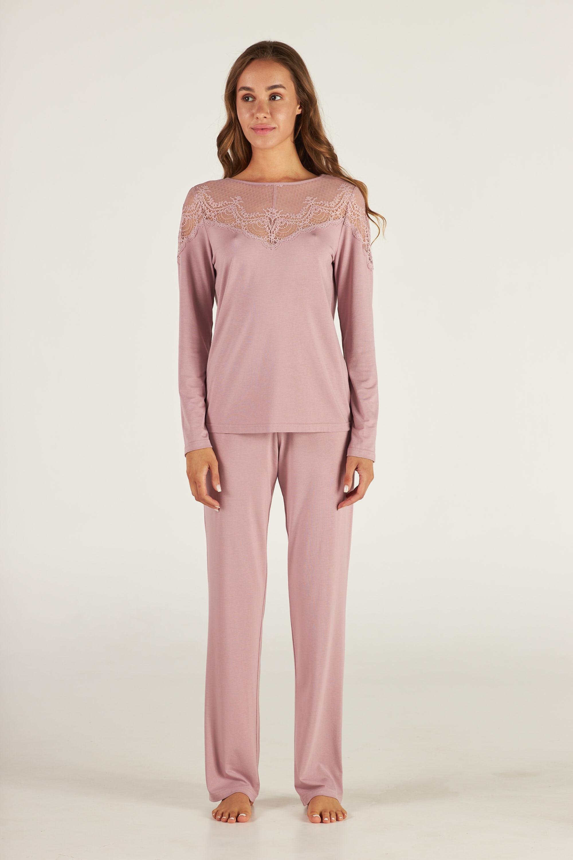 Піжама жіноча Ellen glory lpm 0180/12/021 2XL Чайна троянда