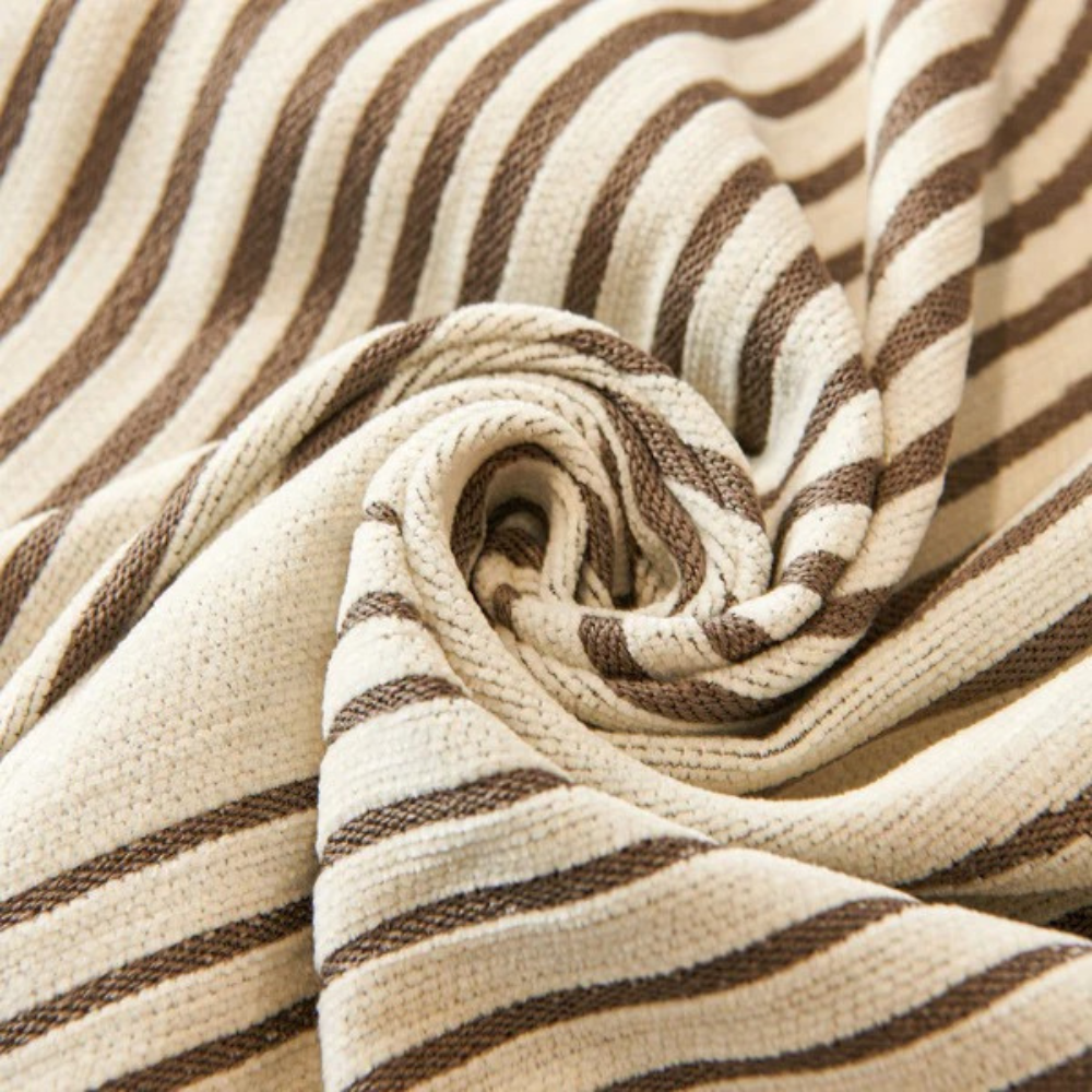 Плед покрывало на диван и кровать для мягкой мебели с узором 180х230 см Бело-коричневый - фото 7 Плед покрывало на диван и кровать для мягкой мебели с узором 180х230 см Бело-коричневый - фото 7