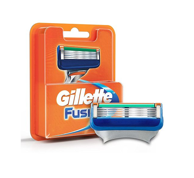 Картриджі для гоління GILLETTE Fusion Box 4 шт. (3277) - фото 2