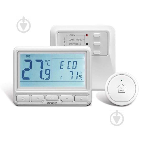 Wifi термостат для котла газового или электрического Poer PTC10-WIFI с управлением через интернет (100148) Wifi термостат для котла газового или электрического Poer PTC10-WIFI с управлением через интернет (100148)