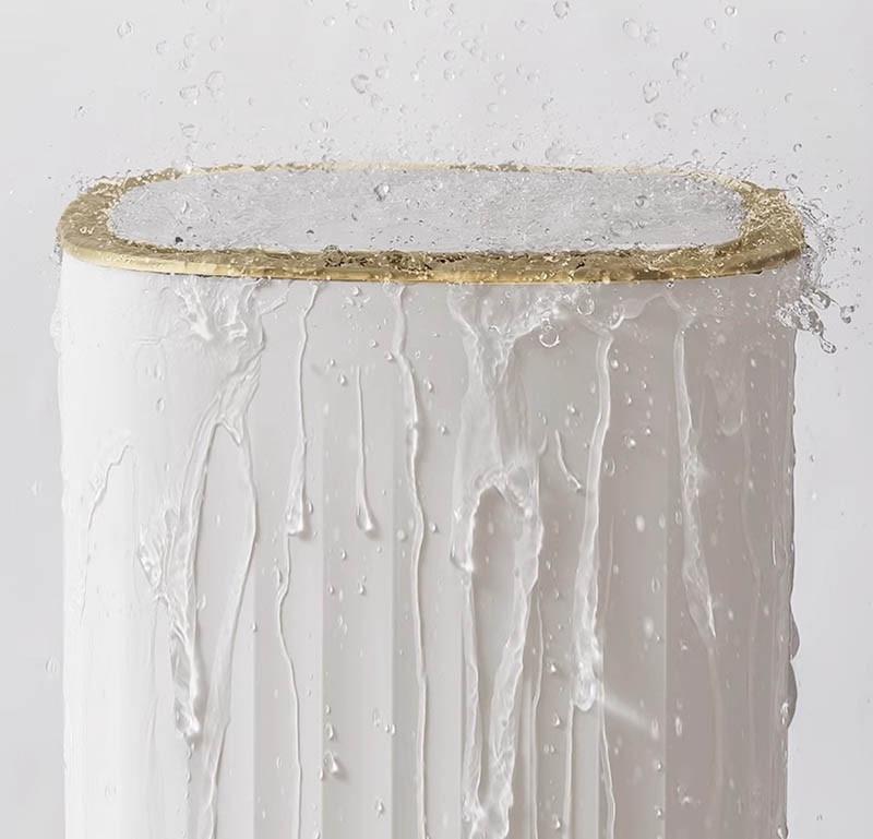 Відро для сміття сенсорне JAH Nordic прямокутне 12 л Біло-сірий - фото 9 Відро для сміття сенсорне JAH Nordic прямокутне 12 л Біло-сірий - фото 9