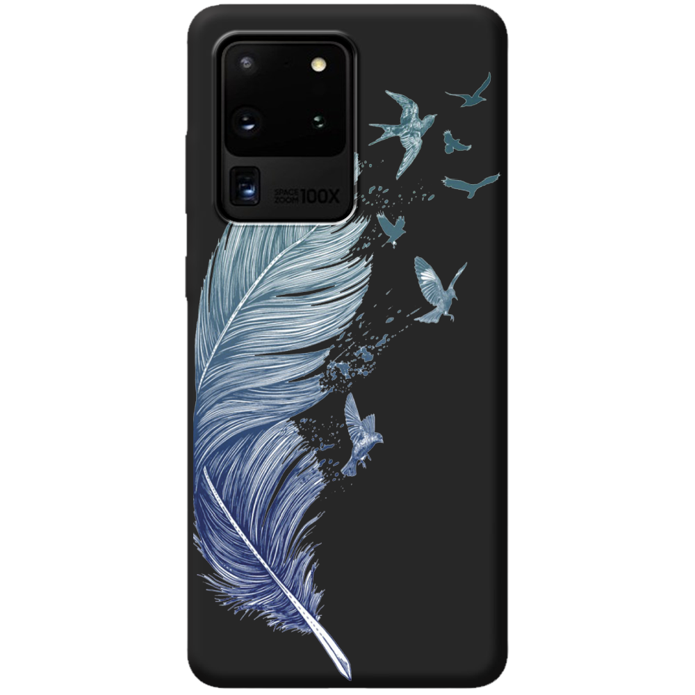 Чехол Boxface Samsung G988 Galaxy S20 Ultra Feather Черный силикон (38878-cc38-44015)
