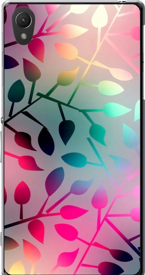 Чехол на Sony Xperia Z2 D6502/D6503 Листья (2235u-43-42517)