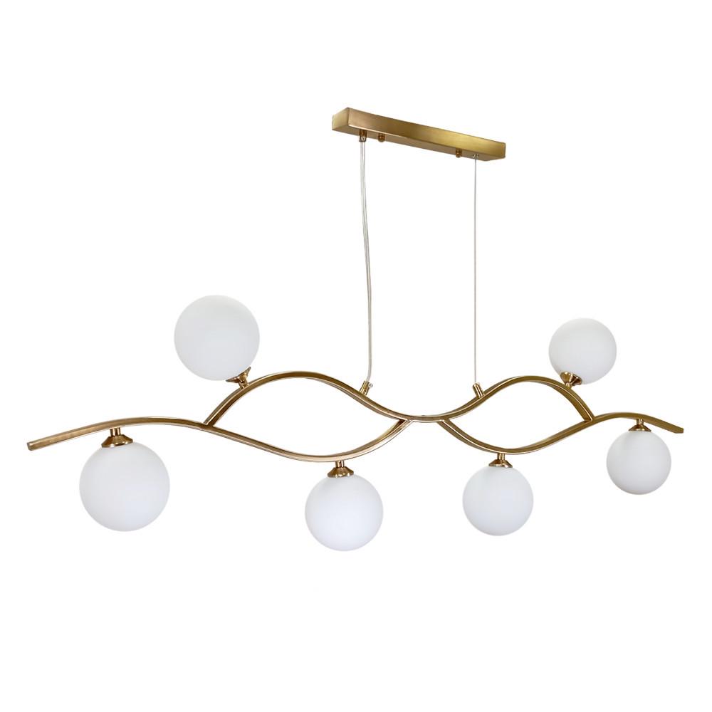 Люстра підвісна Levistella 9098078-6 BRZ+WH Бронзовий/Білий (1887932533)