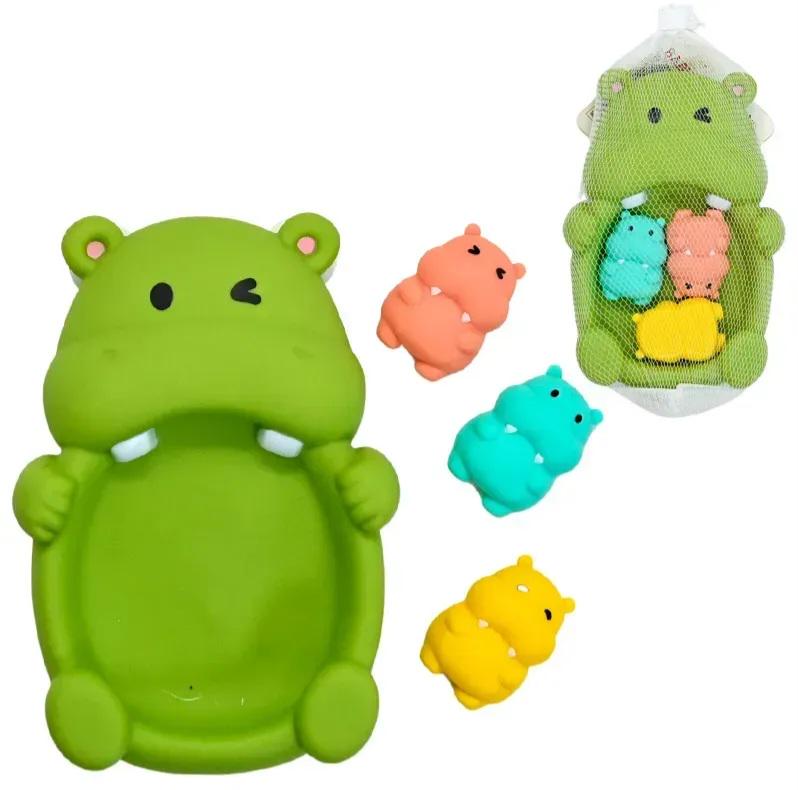 Бегемотики СМ321-16 для купания резиновые 4 шт. (321167) - фото 3 Бегемотики СМ321-16 для купания резиновые 4 шт. (321167) - фото 3