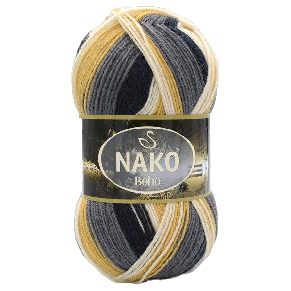 Пряжа носочная Nako Boho Concept 82041 (3692)