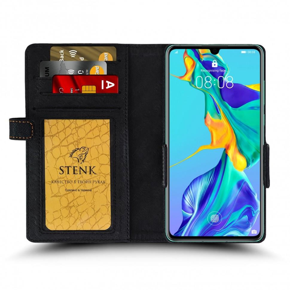 Чохол книжка Stenk Wallet для Huawei P30 Чорний (62955) Чохол книжка Stenk Wallet для Huawei P30 Чорний (62955)